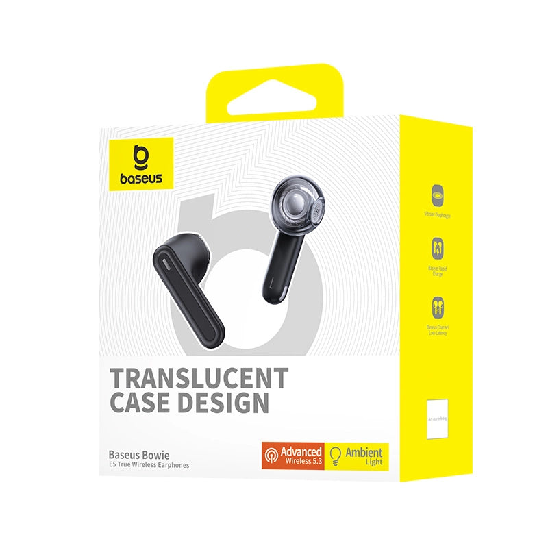 Baseus Bowie E5 TWS Wireless Headphones - Black_6