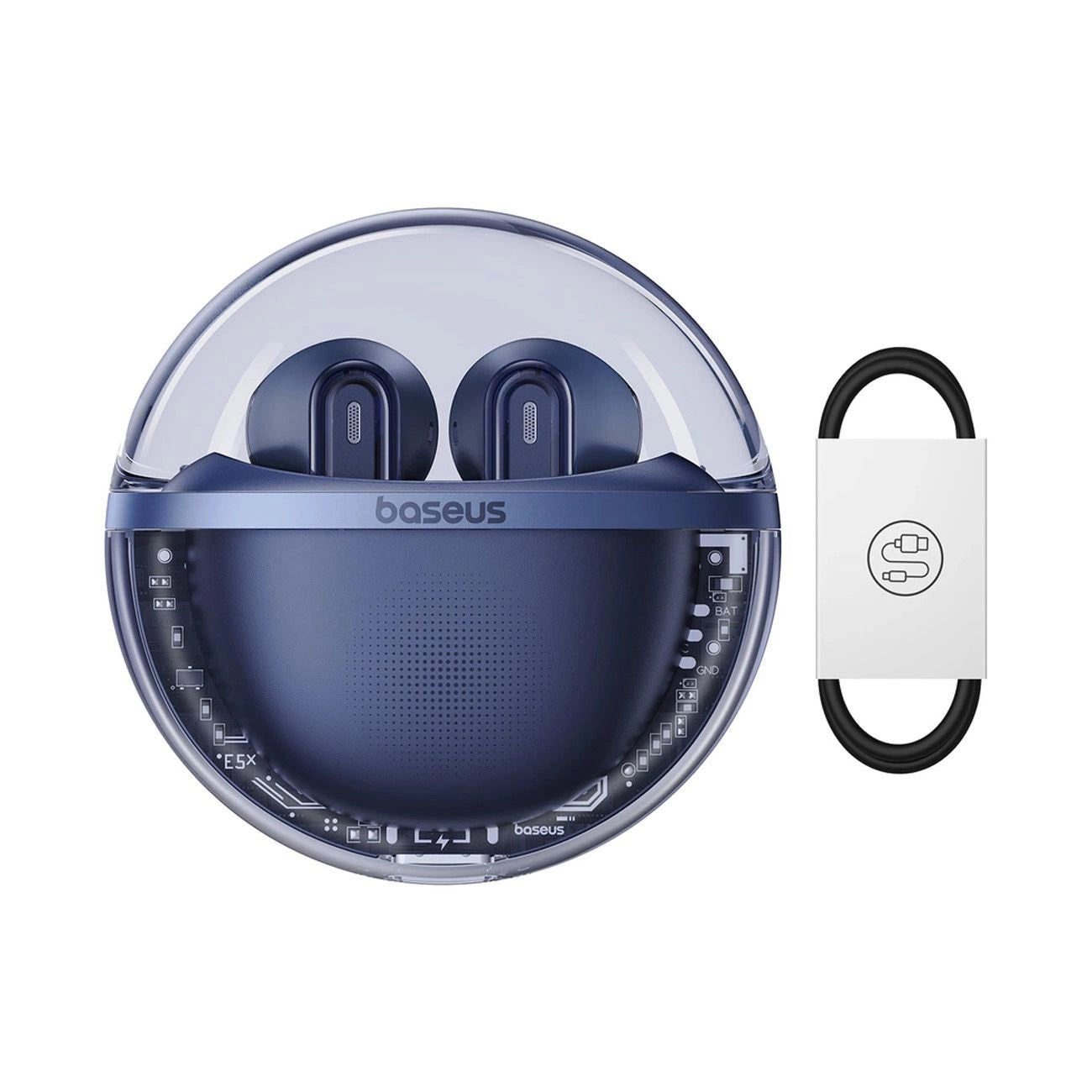 Baseus Bowie E5x TWS Wireless Headphones - Blue_3