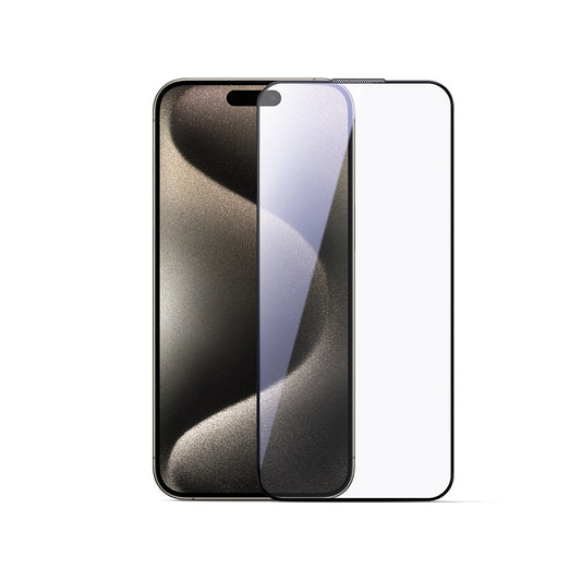 Joyroom JR-MLG0277 2.5D HD Dustproof Tempered Glass with Black Frame for iPhone 16 Pro_0