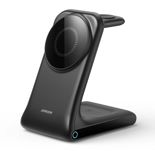 Joyroom JR-W15 Wireless Charger 3 in 1 Charging Station with MagSafe - Black_0