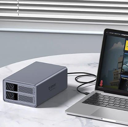 Orico 9828RU3 2 Big DAS Solution ProRAID Disk Array for 2 2.5"/3.5" SATA HDD/SSD Drives with RAID Controller - Gray_2