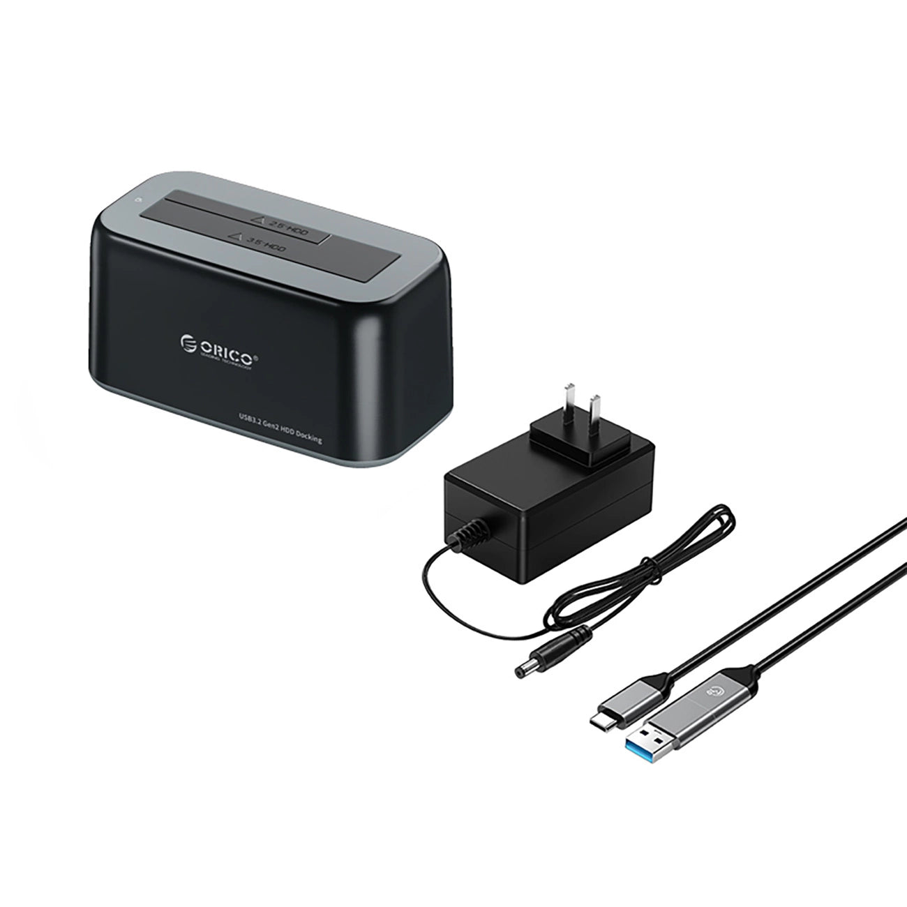 Orico 6819C3 Docking Station for 2.5"/3.5" SATA HDD/SSD - Black_1