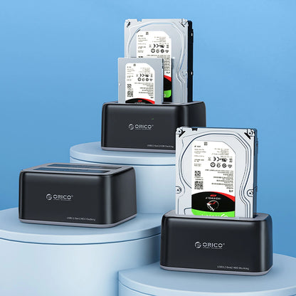 Orico 6819C3 Docking Station for 2.5"/3.5" SATA HDD/SSD - Black_2
