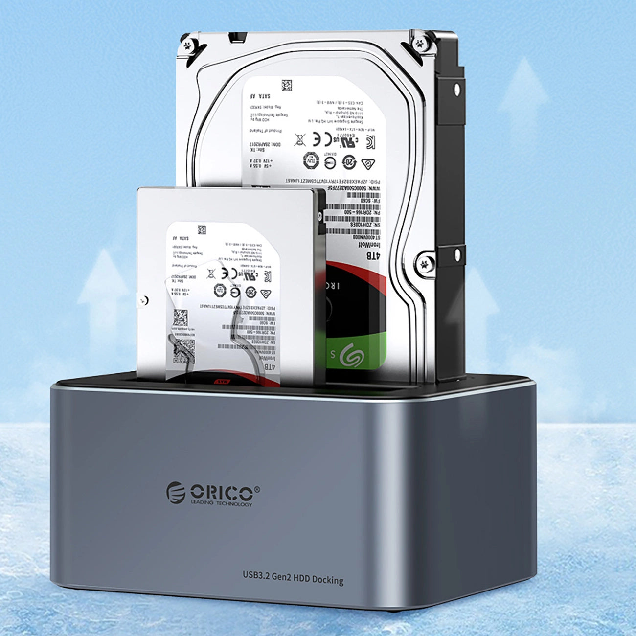Orico 6656C3-C 5-Bay Docking Station with Offline Clone Function 2.5"/3.5" SATA HDD/SSD - Gray_2