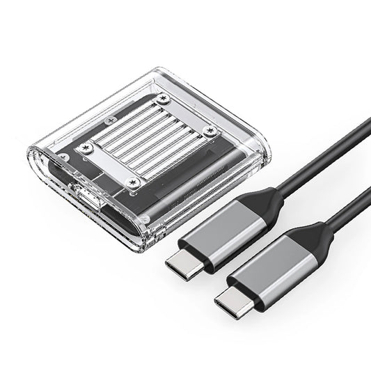 Orico TC20-M2-10G M.2 NVME USB-C 3.2 Disk Caddy - Transparent_0