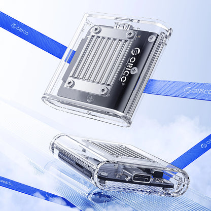 Orico TC20-M2-10G M.2 NVME USB-C 3.2 Disk Caddy - Transparent_5