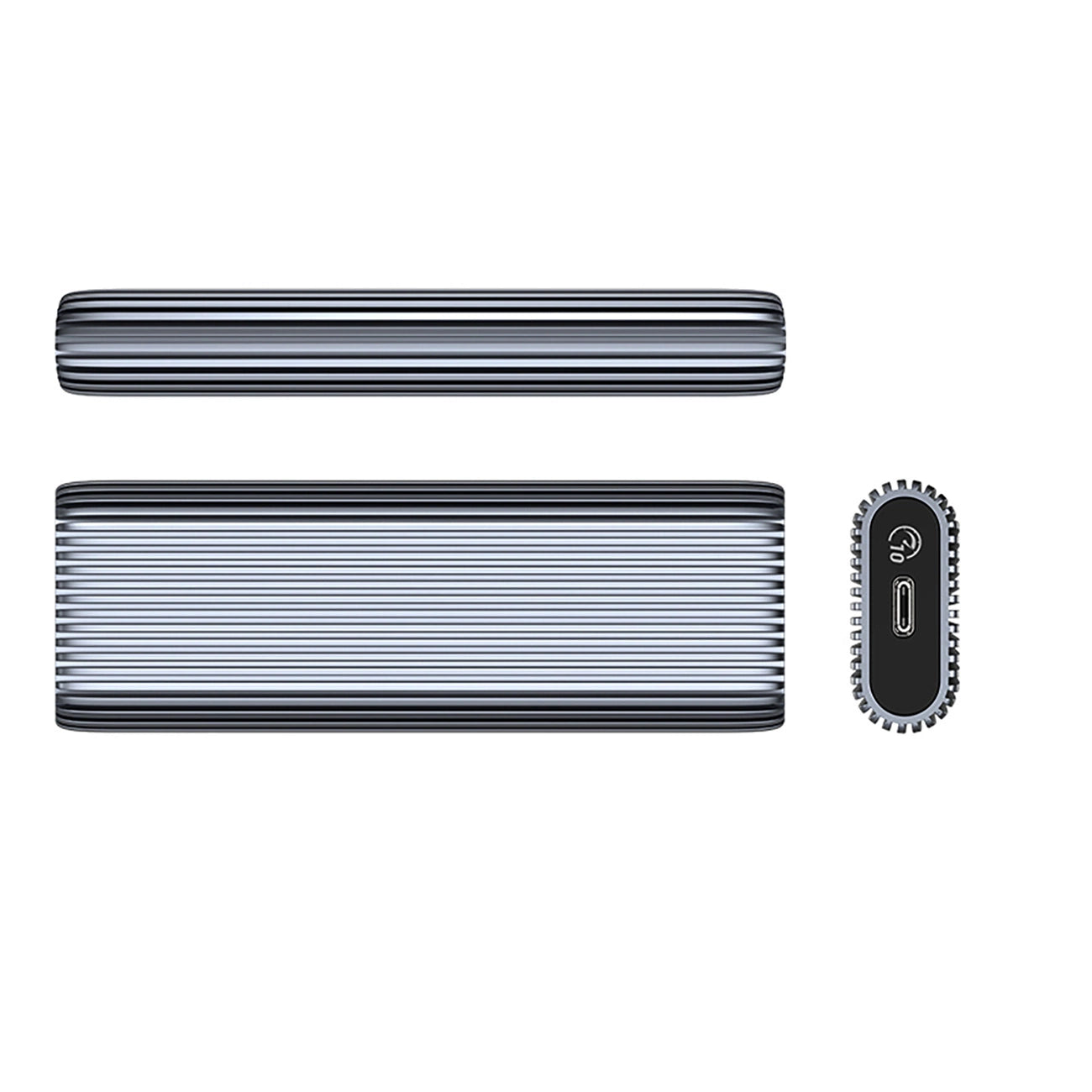 Orico AM2C3-G2 M.2 NVME USB-C 3.2 Disk Drive - Gray_1
