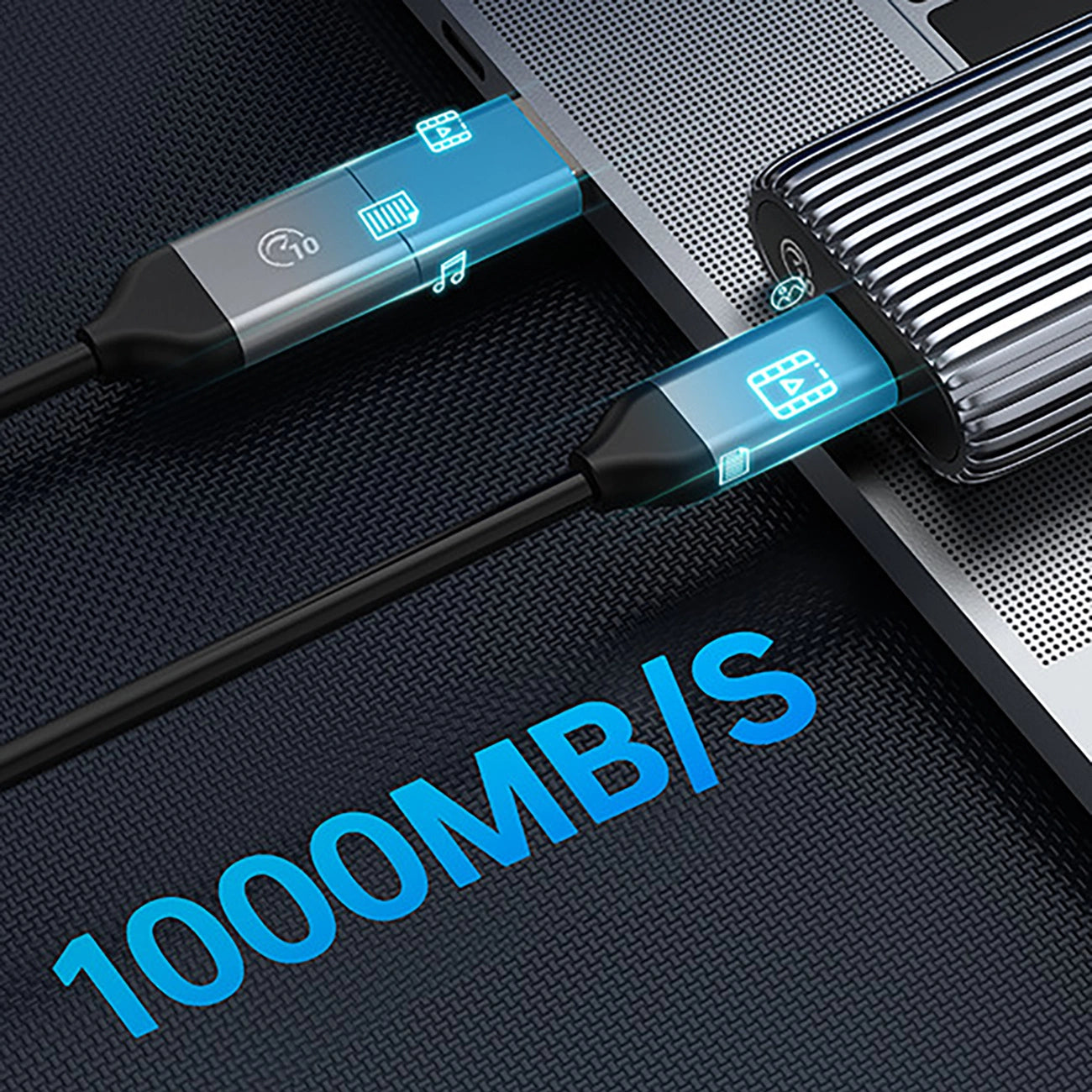Orico AM2C3-G2 M.2 NVME USB-C 3.2 Disk Drive - Gray_3