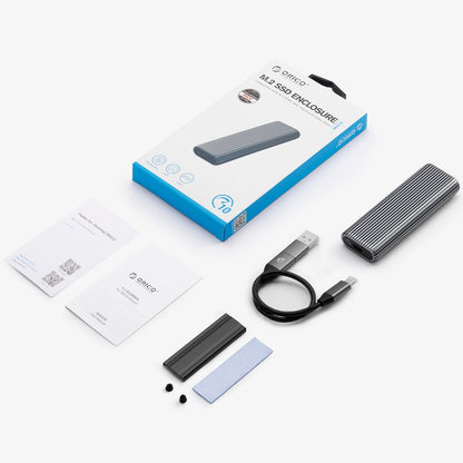 Orico AM2C3-G2 M.2 NVME USB-C 3.2 Disk Drive - Gray_6