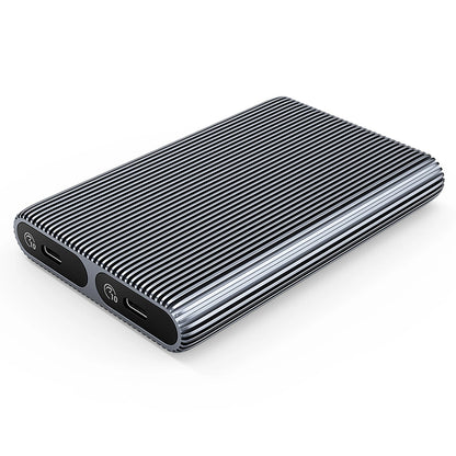Orico AM2C3-2N Dual Disk Caddy for Two M.2 NVME USB-C 3.2 10Gb/s Drives - Gray_0