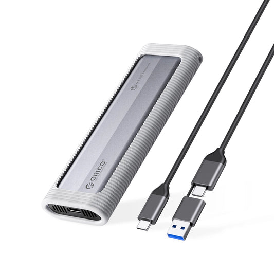 Orico AXM2S-G2-V1 M.2 NVME/NGFF USB-C/USB-A to USB-C 6Gb/s / 10Gb/s Disk Caddy - Gray_0