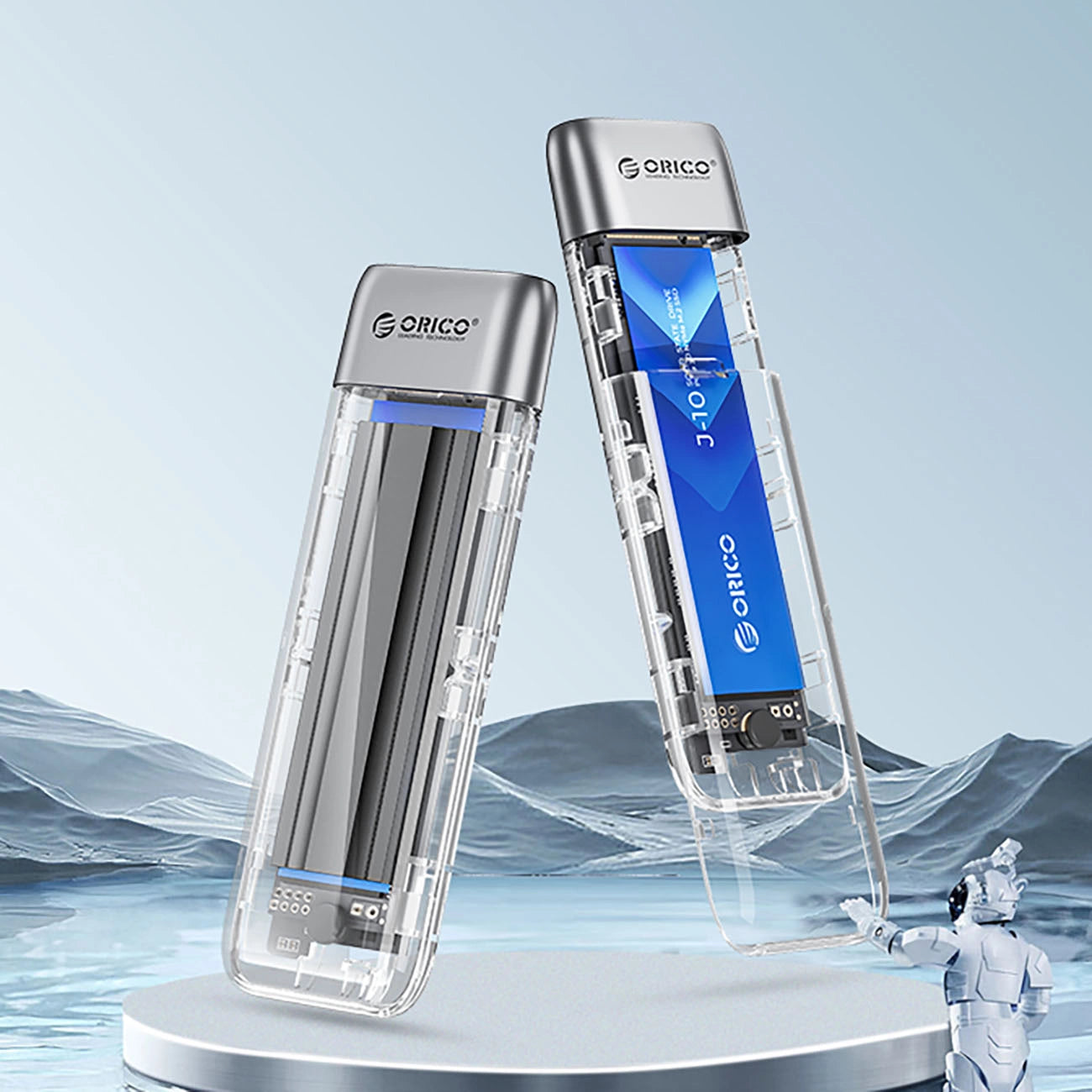 Orico TXM2-C3 M.2 NVME USB-C 3.2 10Gb/s Disk Drive - Gray_3