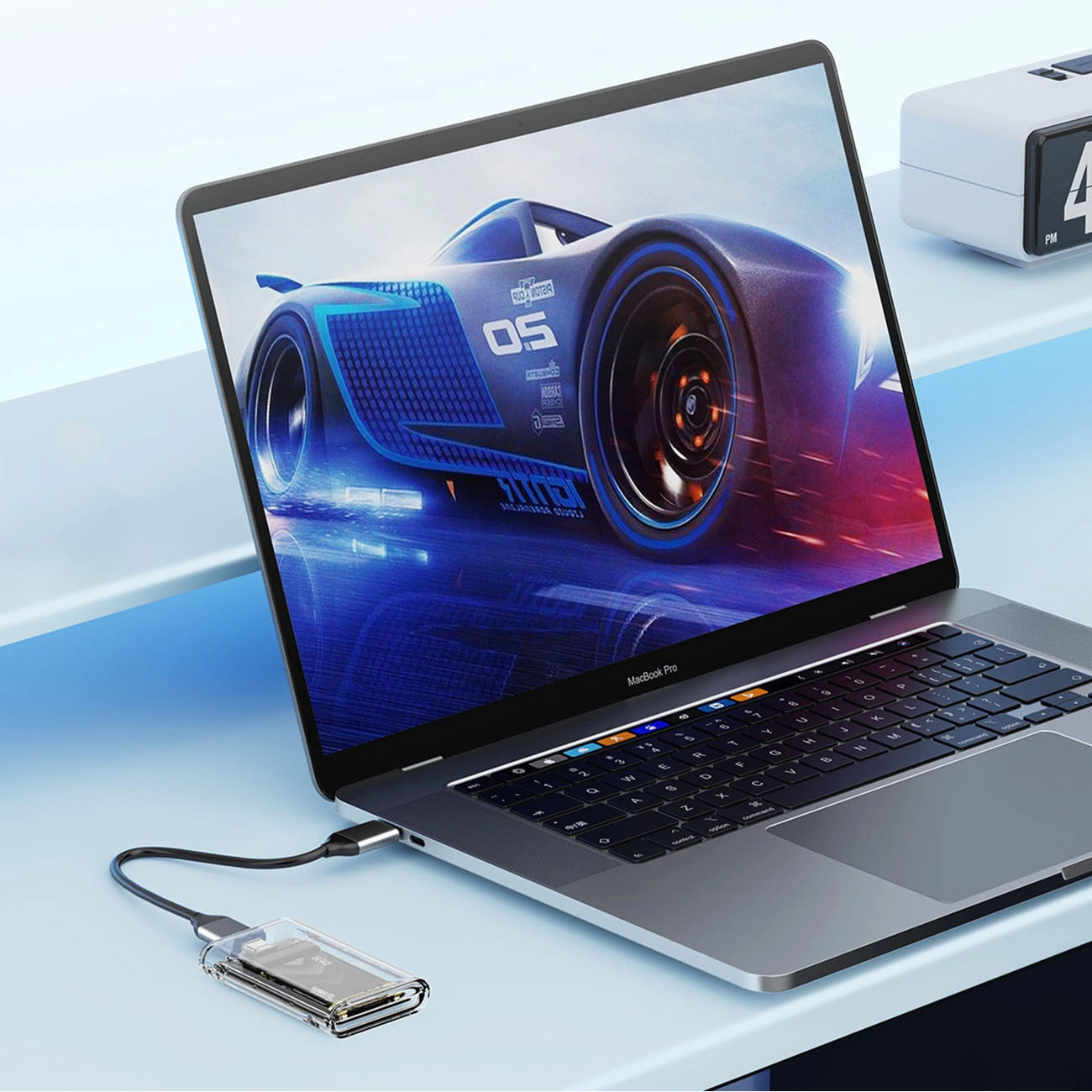 Orico TC10-MS MSATA USB-C 3.2 5Gb/s Disk Cartridge - Transparent_5