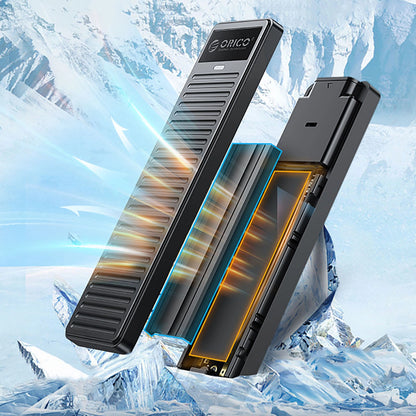 Orico DDM2-C3-G2 M.2 NVME USB-A USB-C 3.2 10Gb/s Disk Drive - Gray_2