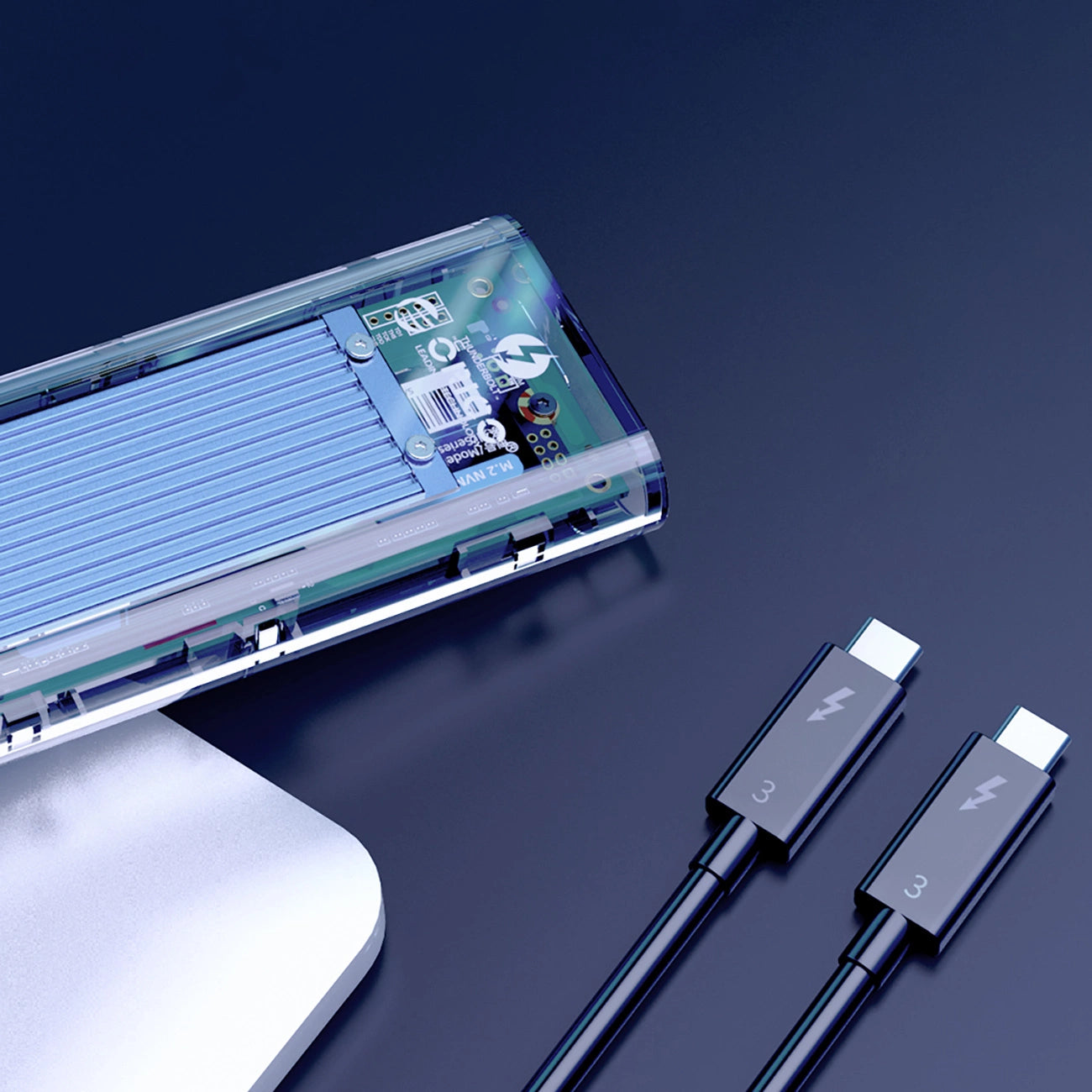 Orico TCM2-C3 M.2 NVME to USB-C 10Gb/s Disk Drive - Blue_7