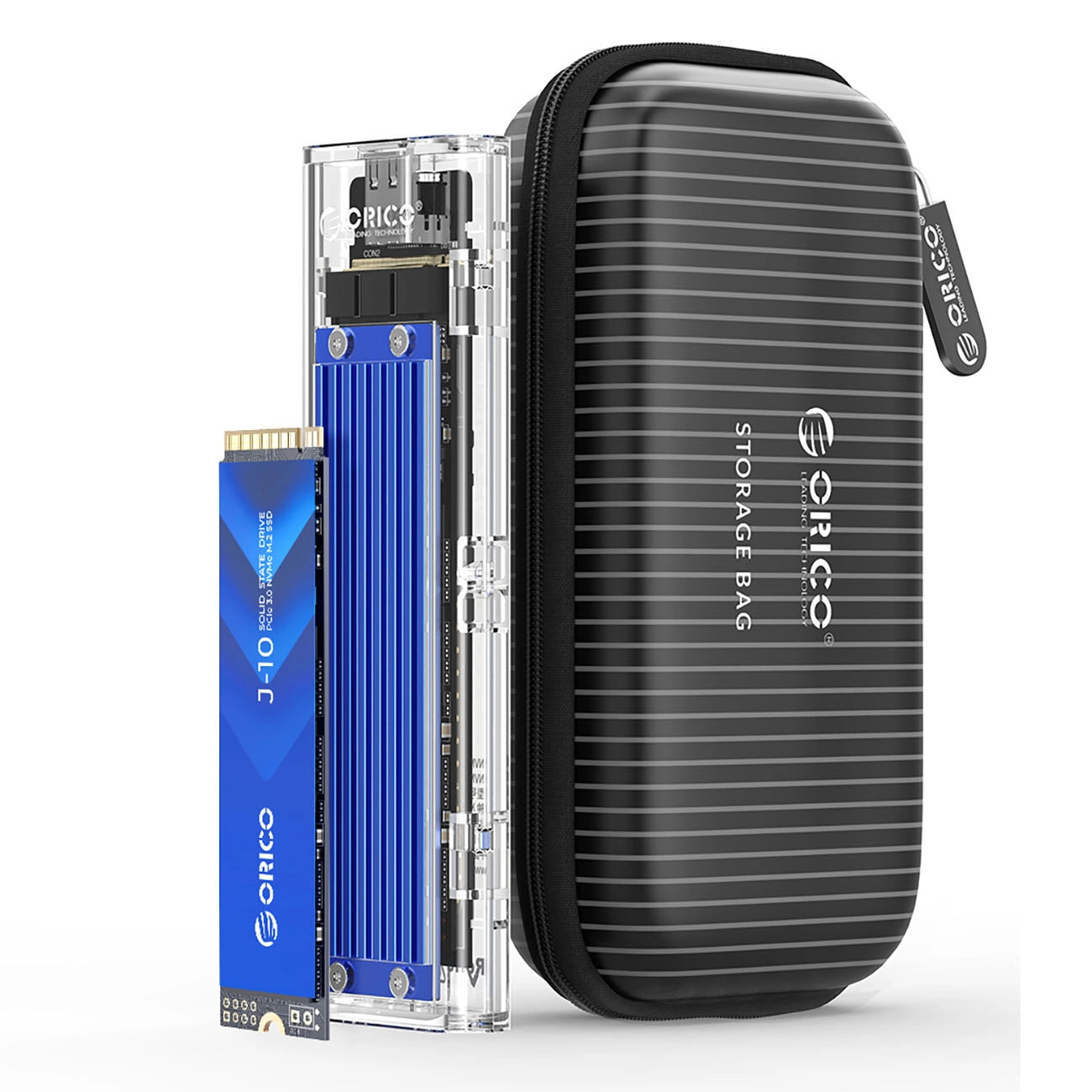 Orico TCM2-C3 M.2 NVME to USB-C 10Gb/s Disk Drive - Blue_3