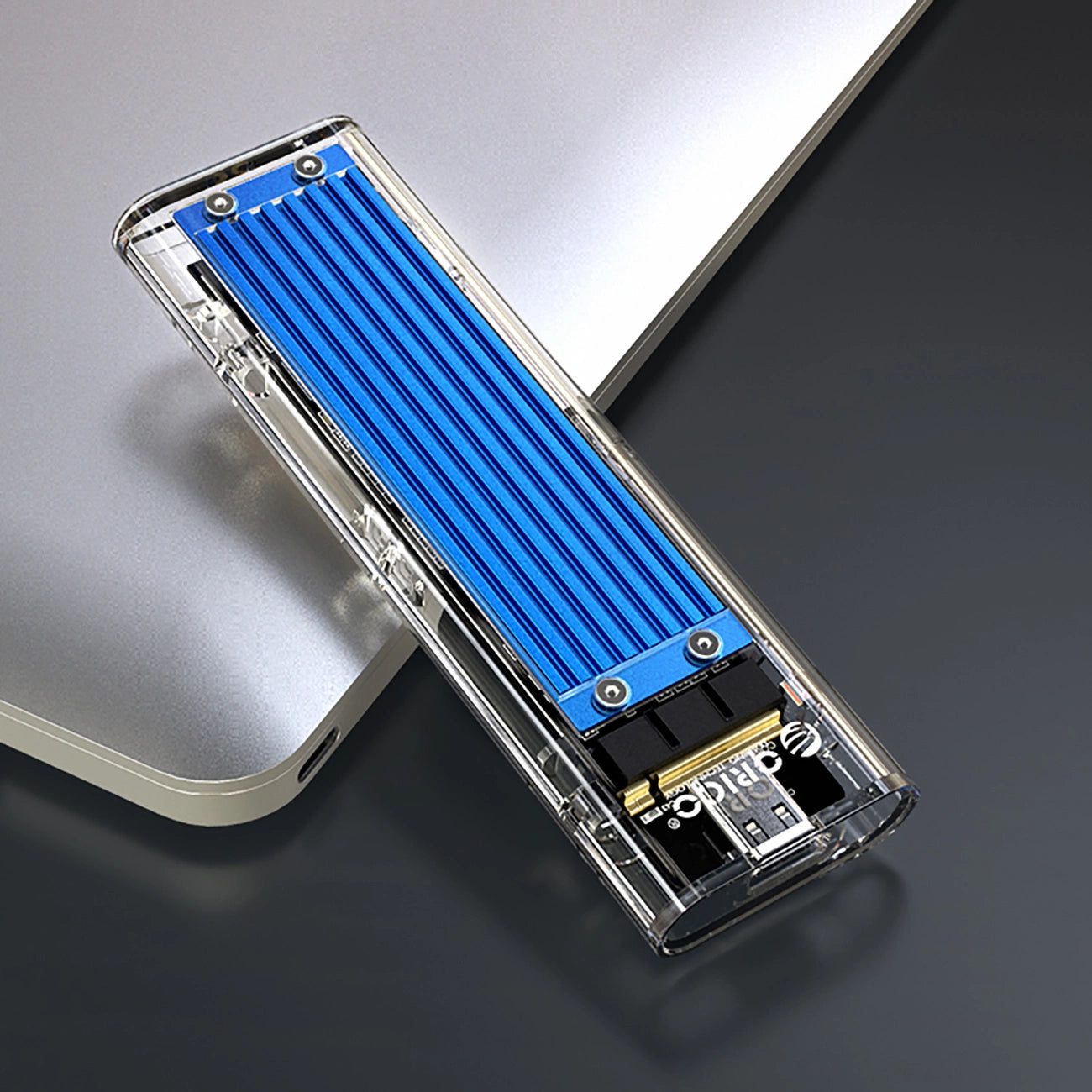 Orico TCM2-C3 M.2 NVME to USB-C 10Gb/s Disk Drive - Blue_6