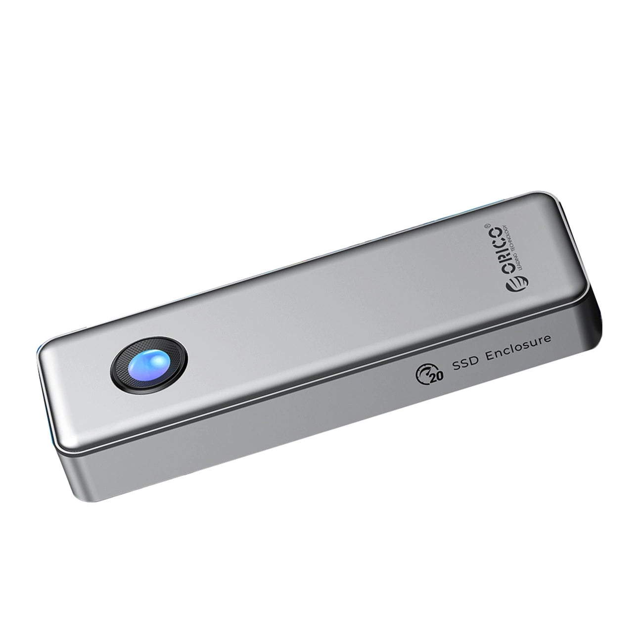 Orico OUM2-G20 M.2 NVME USB-C 3.2 20Gb/s Disk Drive - Silver_0