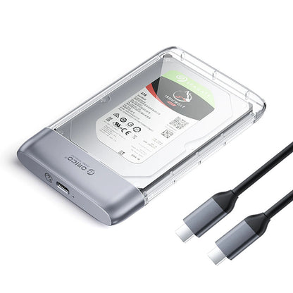 Orico TX25C3 2.5" HDD/SSD USB-C 5Gb/s Disk Drive - Transparent_0