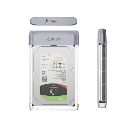 Orico TX25C3 2.5" HDD/SSD USB-C 5Gb/s Disk Drive - Transparent_1