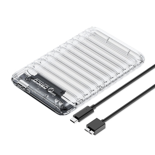 Orico 2139U3-V1 2.5&quot; HDD/SSD USB Micro-B 5Gb/s Disk Drive - Transparent_0