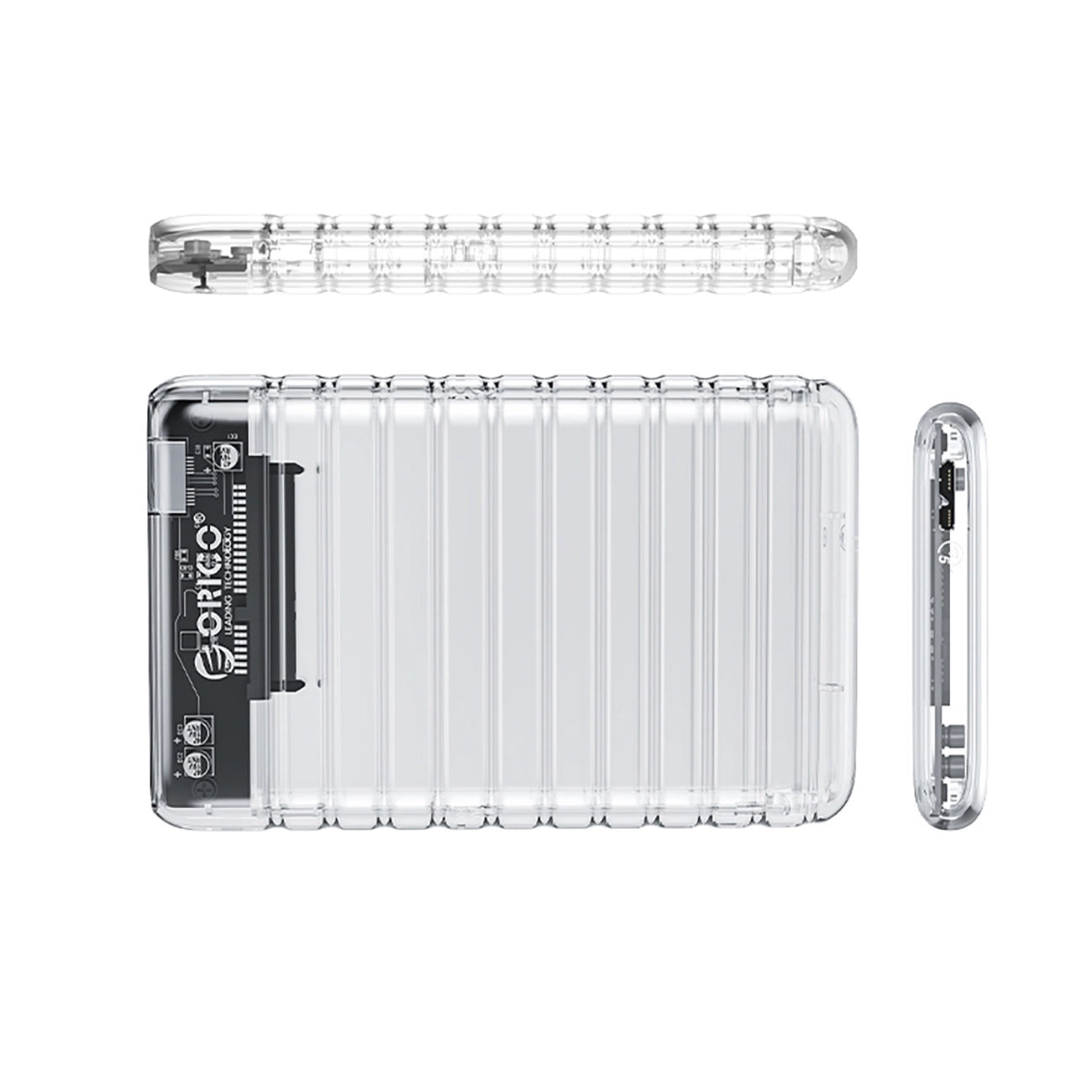 Orico 2139U3-V1 2.5&quot; HDD/SSD USB Micro-B 5Gb/s Disk Drive - Transparent_1