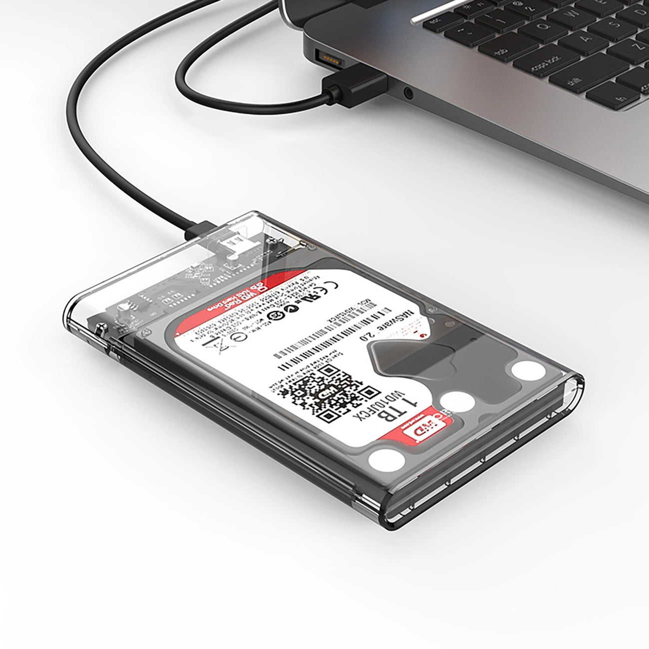 Orico 2139C3 2.5" HDD/SSD USB-C 5Gb/s Disk Drive - Transparent_1