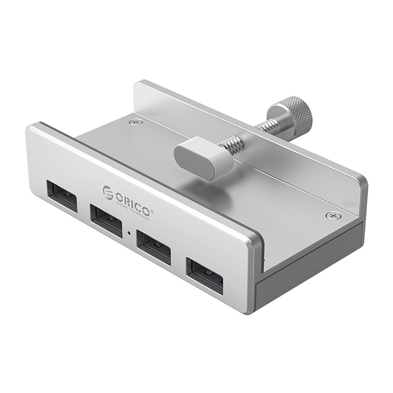 Orico MH4PU Hub Clamp-Mounted 4x USB-A 3.0 - Silver_0
