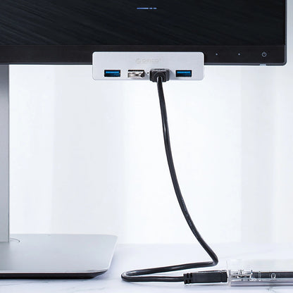 Orico MH4PU Hub Clamp-Mounted 4x USB-A 3.0 - Silver_3