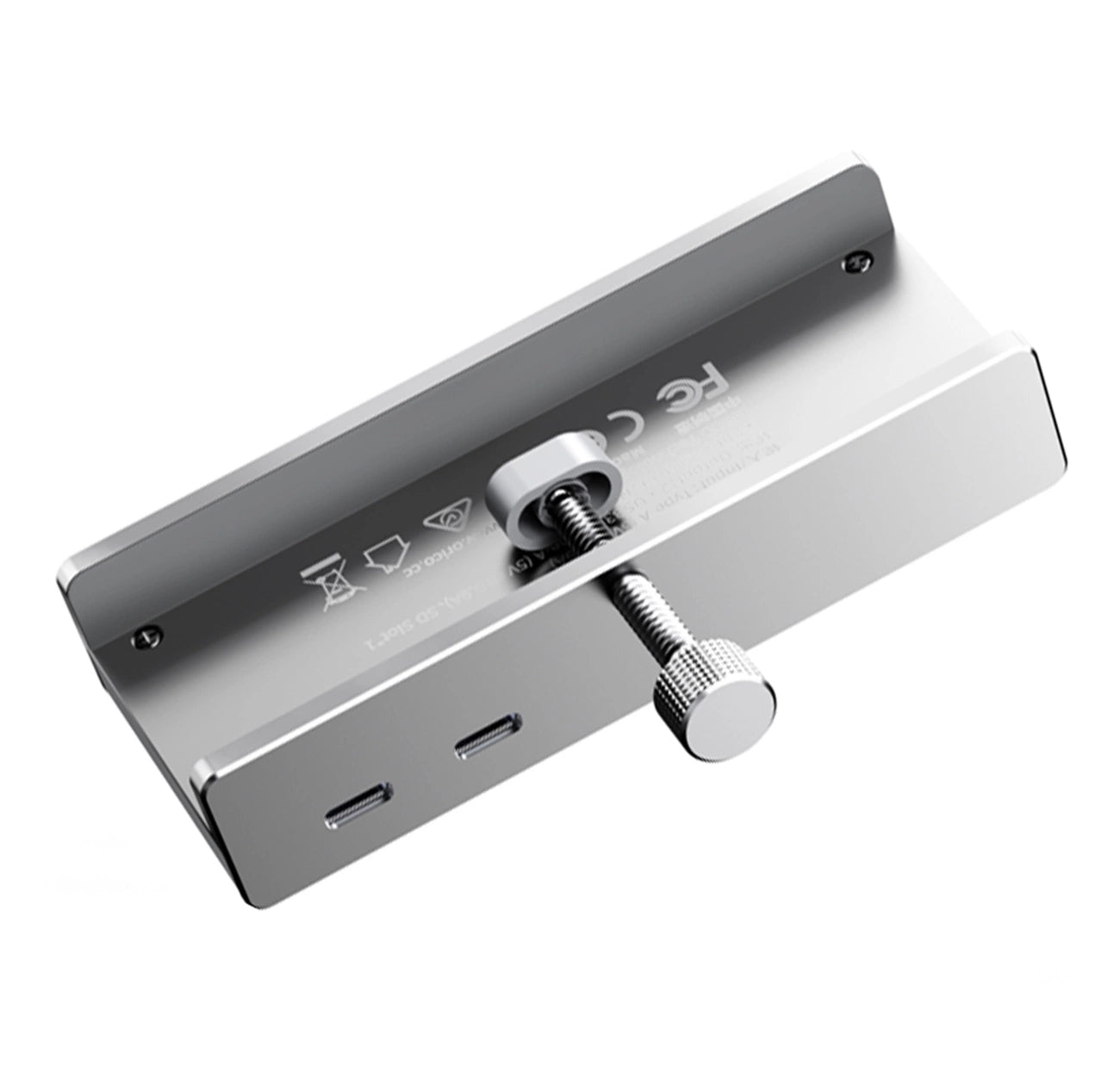 Orico MH5PMM Clamp-mounted Hub USB-C / 2x USB-A 3.0, + SD&TF + 3.5mm Audio - Black_0