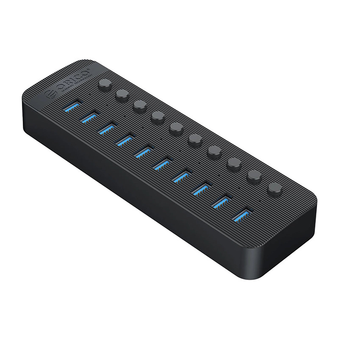 Orico CT2U3-10AB 10x USB-A 3.0 Hub with Switches - Black_1