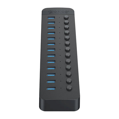 Orico CT2U3-13AB 13x USB-A 3.0 Hub with Switches - Black_2