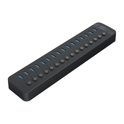 Orico CT2U3-16AB 16x USB-A 3.0 Hub with Switches - Black_0
