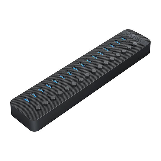 Orico CT2U3-16AB 16x USB-A 3.0 Hub with Switches - Black_0