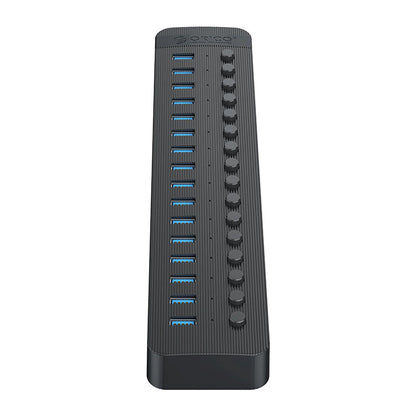 Orico CT2U3-16AB 16x USB-A 3.0 Hub with Switches - Black_2