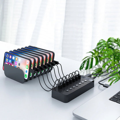 Orico CT2U3-16AB 16x USB-A 3.0 Hub with Switches - Black_3