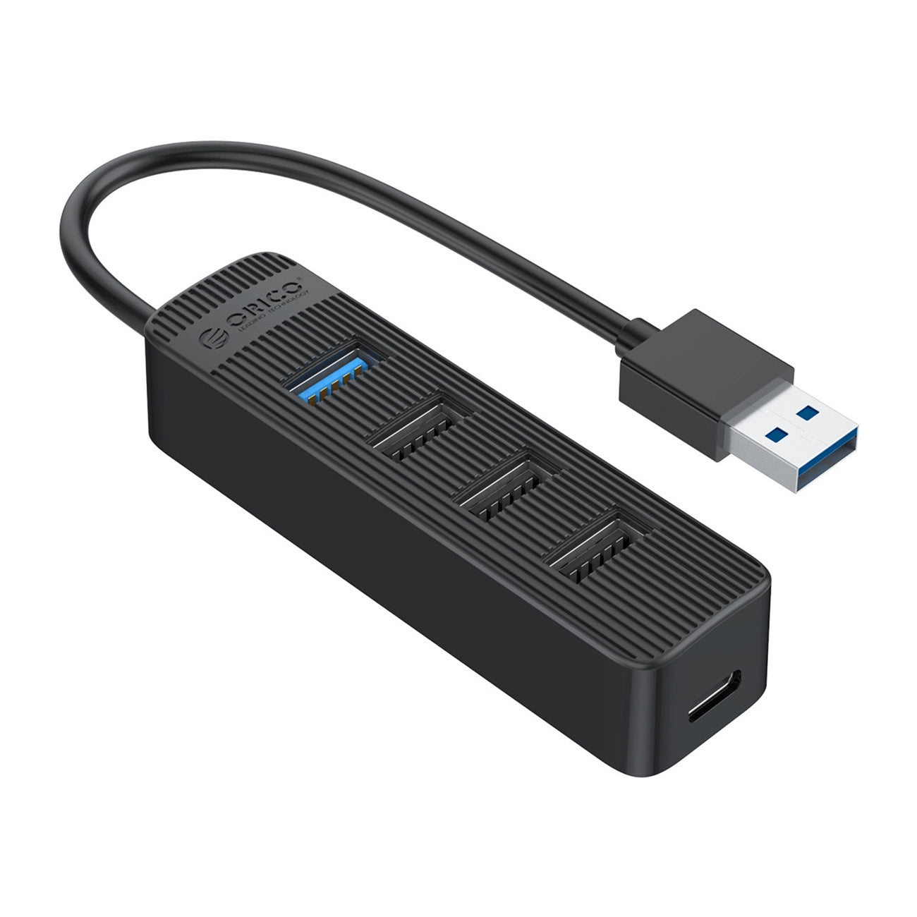 Orico TWU32-4A USB-A 3.1 hub / 1x USB-A 3.1 + 3x USB-A 2.0 + USB-C 5V/3A - black_0