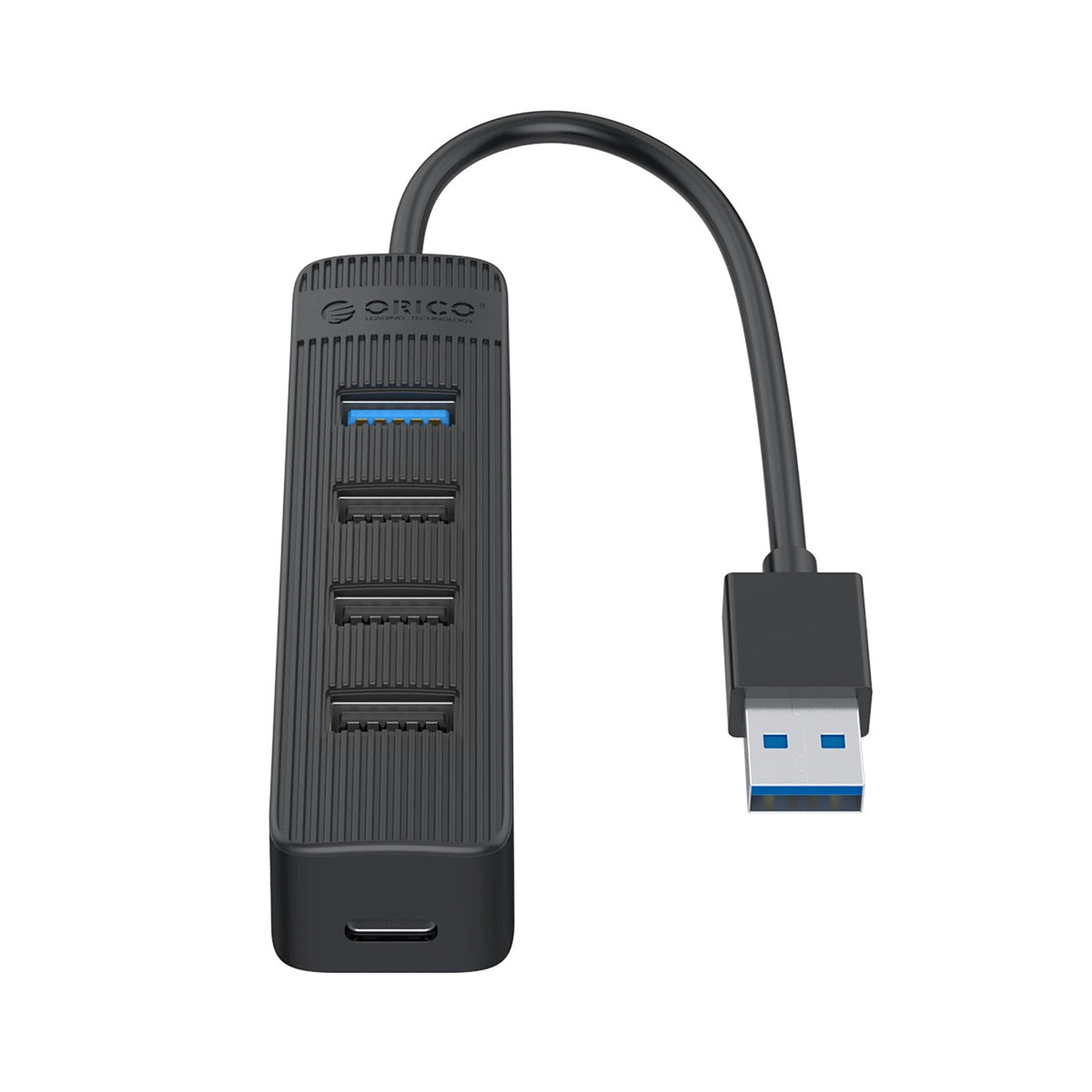Orico TWU32-4A USB-A 3.1 hub / 1x USB-A 3.1 + 3x USB-A 2.0 + USB-C 5V/3A - black_3