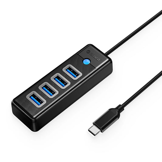 Orico PW4U-C3 USB-C / 4x USB-A 3.0 Hub - Black_0