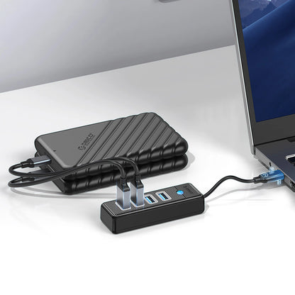 Orico PWC2U-C3 USB-C Hub / 2x USB-A 3.0 + 1x USB-C 3.0 - Black_3