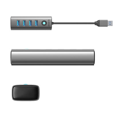 Hub Orico PDD4U-U3 4x USB-A 3.0 - gray_1
