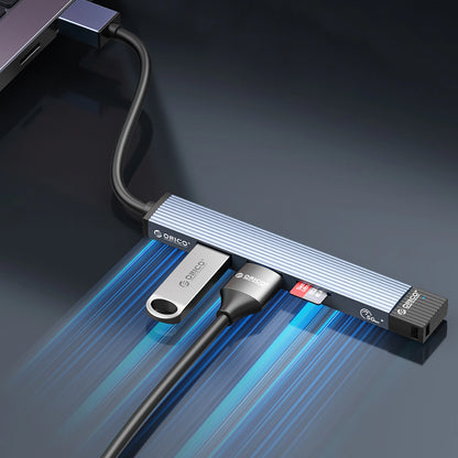 Orico AH-A13 USB-A Hub Docking Station 1x USB-A 3.0 + 3x USB-A 2.0 - Gray_4