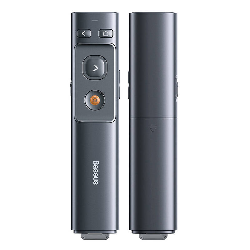 Baseus Orange Dot Multifunctionale remote control for presentation, with a laser pointer - gray_3
