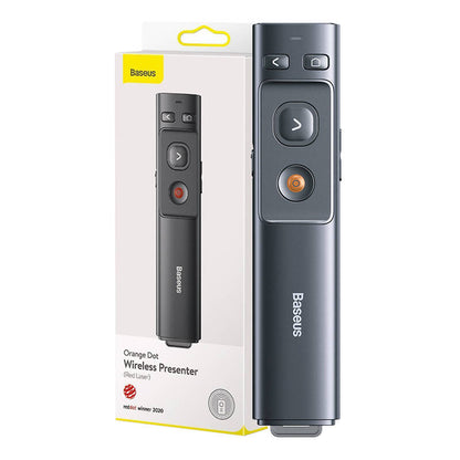 Baseus Orange Dot Multifunctionale remote control for presentation, with a laser pointer - gray_11