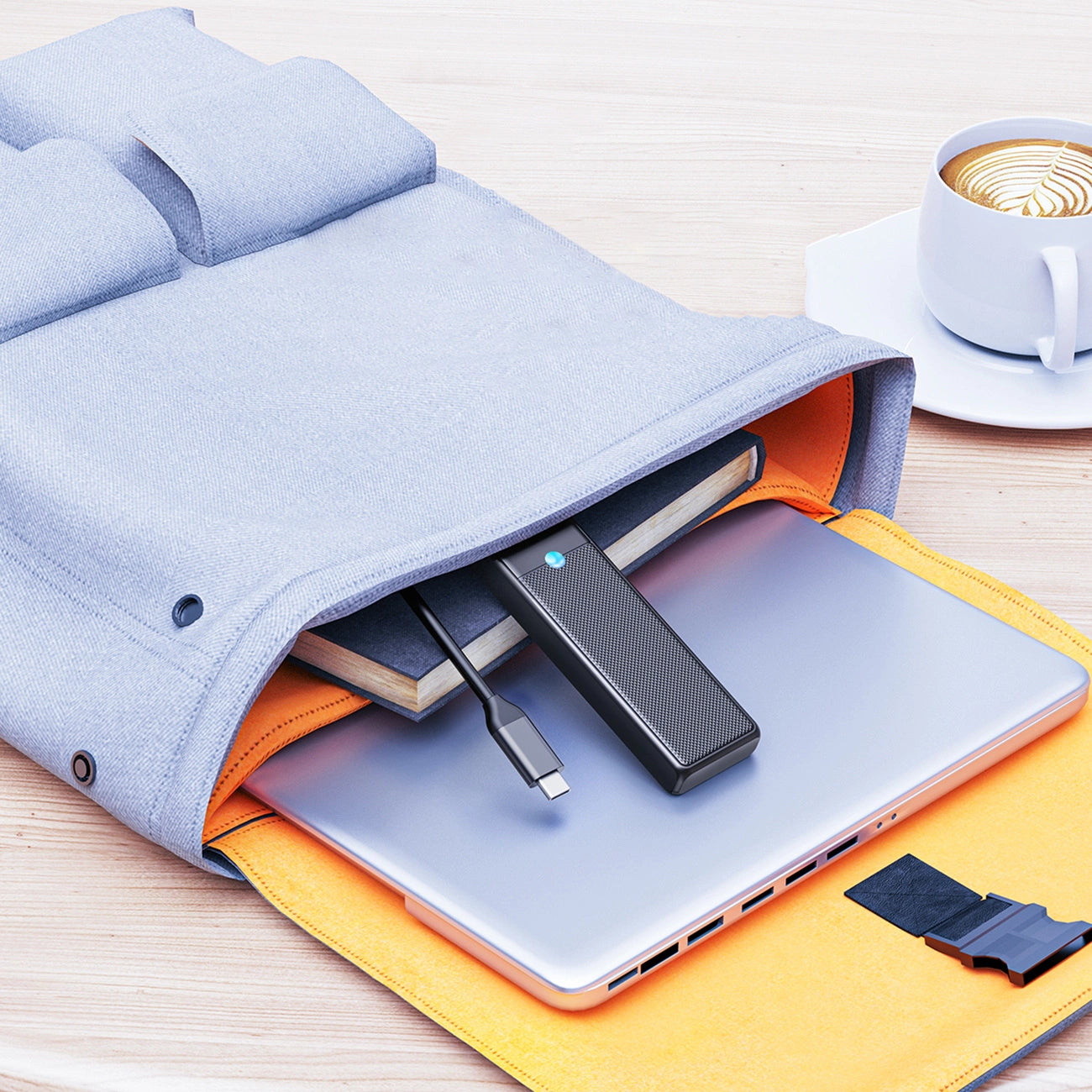 Orico PAPW4A-C3 USB-A Hub Docking Station 4x USB-A 3.0 - Black_5