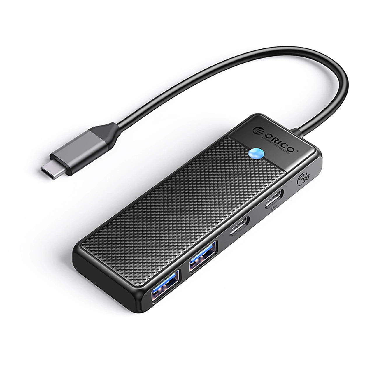 Hub USB-C Orico PAPW2AC-C3 docking station 2x USB-A 3.0 + 2x USB-C 3.0 - black_0