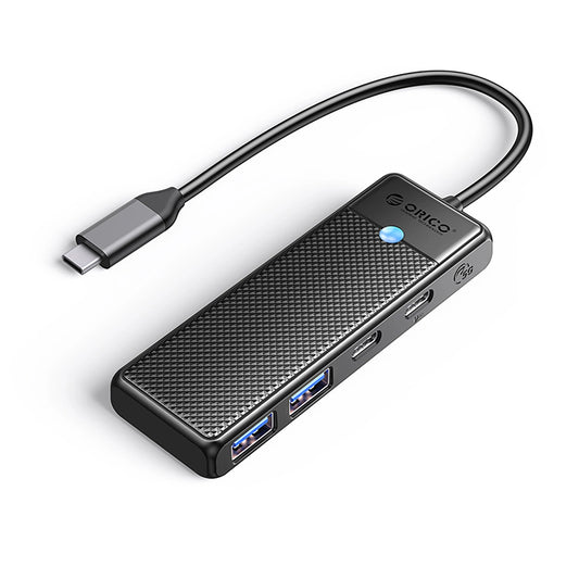 Hub USB-C Orico PAPW2AC-C3 docking station 2x USB-A 3.0 + 2x USB-C 3.0 - black_0