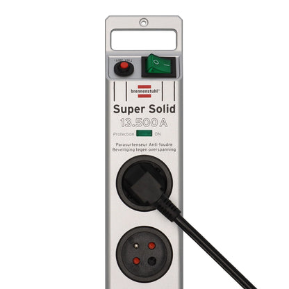 Brennenstuhl Super-Solid surge protector strip 8 sockets 2.5m 13.500A - silver_2