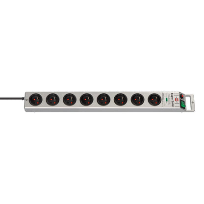 Brennenstuhl Super-Solid surge protector strip 8 sockets 2.5m 13.500A - silver_3