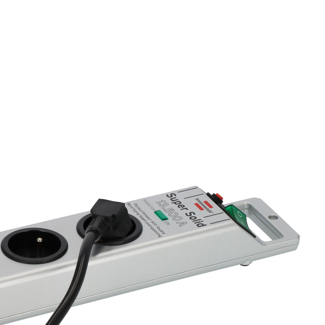 Brennenstuhl Super-Solid surge protector strip 8 sockets 2.5m 13.500A - silver_5